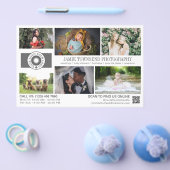 写真テンプレート プロフェッショナル写真撮影ビジネス チラシ (シングル)