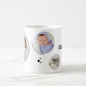 写真テンプレート、ママ、私 コーヒーマグカップ (中央)