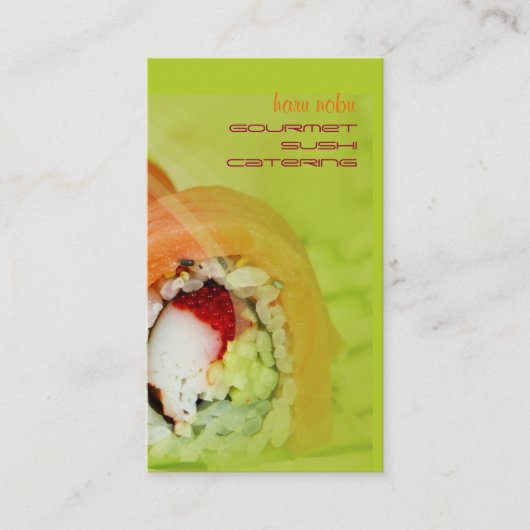 写真テンプレート、独自の取引の追加 名刺 (正面)