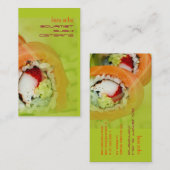 写真テンプレート、独自の取引の追加 名刺 (正面/裏面)