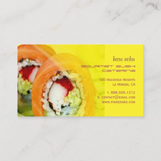 写真テンプレート、自分で追加 名刺 (裏面)