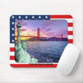 写真テンプレートUSAリバティマウスパッド マウスパッド (マウス)