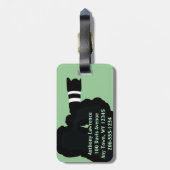 写真デザインラゲッジタグ ラゲッジタグ (裏面縦)