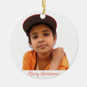 写真デザイン独自のセラミックオーナメント セラミックオーナメント (正面)