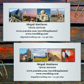写真トラベルエージェントまたはブロガーの名刺 名刺
