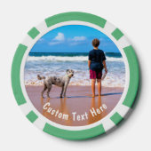 写真トランプのポーカーチップカスタム文字 ポーカーチップ (裏面)