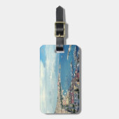 写真ナポリItaly海岸線 ラゲッジタグ (正面縦)