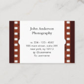 写真ネガ 名刺 (裏面)