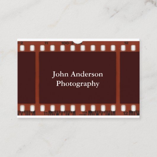 写真ネガ 名刺 (正面)