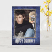 写真ハッピーバースデーカード カード (黄色い花)