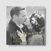 写真ハートが再婚した写真結婚の ゲストブック (正面)