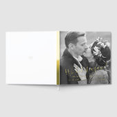 写真ハートが再婚した写真結婚の ゲストブック (全面)