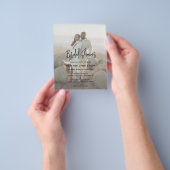 写真バジェットモダンブライダルシャワーへの招待 チラシ (手)