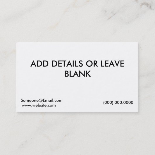 写真バタフライガーデンフラワーズビジネスカード 名刺 (裏面)