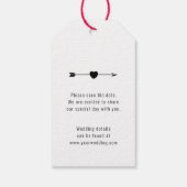 写真バッジ |日付の保存 |ギフトラベル ギフトタグ (裏面)