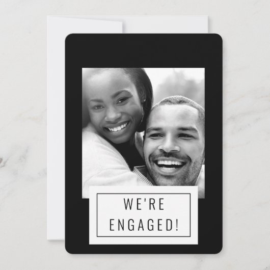 写真バッジ | 結婚発表 | カード | B (正面)