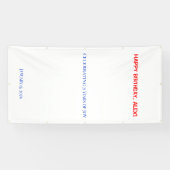 写真バナー印刷バナープルアップバナーカスタム看板 横断幕 (横)