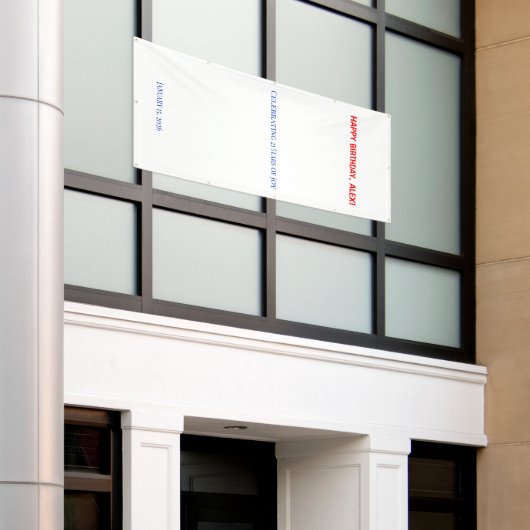 写真バナー印刷バナープルアップバナーカスタム看板 横断幕 (ビルの外側)