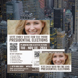 写真バナー政治運動家広告の チラシ<br><div class="desc">写真バナー政治広告運動家のチラシbyビジネスカードストア。</div>