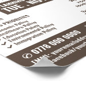 写真バナー政治運動家広告の ポスター (角)