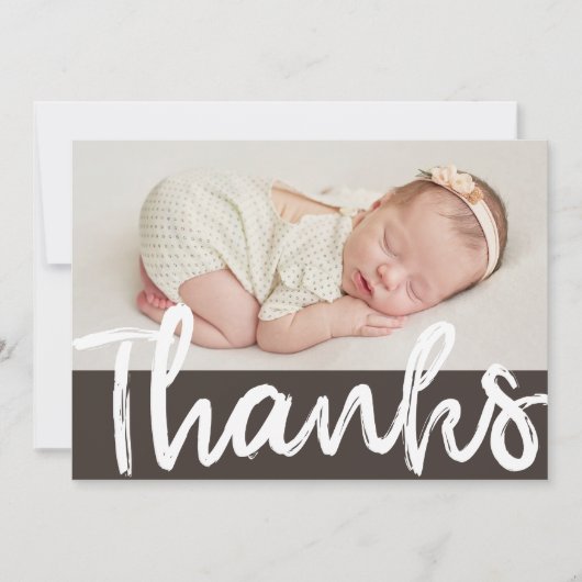 写真バプテモダンィスマありがとう サンキューカード (正面)