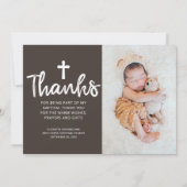 写真バプテモダンィスマありがとう サンキューカード (裏面)