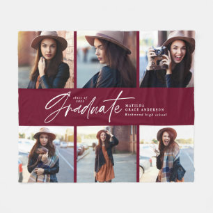 写真バモダングンディ数々のスの卒業式 フリースブランケット