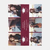 写真バモダングンディ数々のスの卒業式 フリースブランケット (正面)