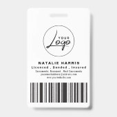 写真バラエレガント金ゴールド公証人融資業者 バッジ (裏面)