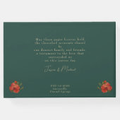 🌹写真バラロマンス付き：アールヌーボー・スプレンダー ゲストブック (裏面)