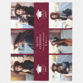 写真バ数々のグンディモダンーの台本卒業後に脱出 フリースブランケット (正面)