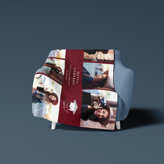 写真バ数々のグンディモダンーの台本卒業後に脱出 フリースブランケット