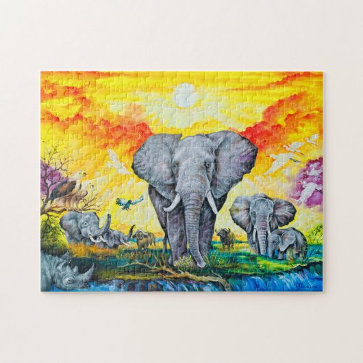 写真パズルとギフトボックス ジグソーパズル (横)