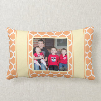 写真パターン（の模様が）ある枕 ランバークッション