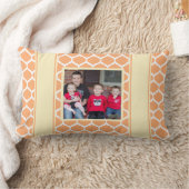 写真パターン(の模様が)ある枕 ランバークッション (ブランケット)