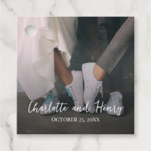 写真パーソナライズされたありがとう結婚さんギフトラベル