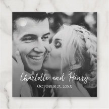 写真パーソナライズされたありがとう結婚さんギフトラベル