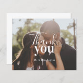 写真パーソナライズされたありがとう (正面/裏面)
