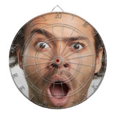 写真パーソナライズされたおもしろい ダーツボード (正面)