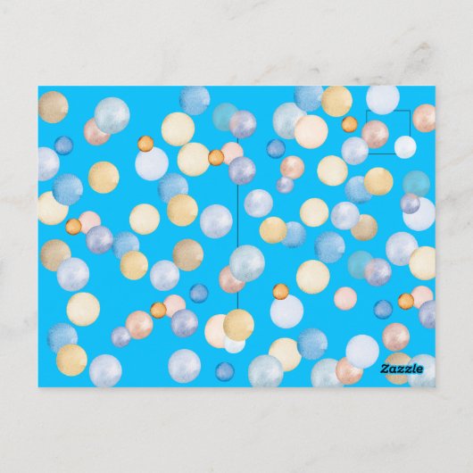 写真パーソナライズされたで誕生日おめでとう ポストカード (裏面)