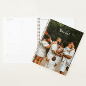 写真パーソナライズされたとカスタム文字テンプレート プランナー手帳 (ディスプレー)