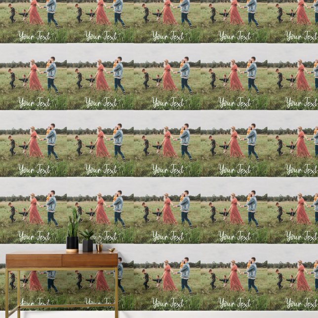 写真パーソナライズされたとカスタム文字テンプレート 壁紙 (廊下)