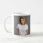 写真パーソナライズされたとカスタム文字/バイブル・バース・ティー コーヒーマグカップ (左)