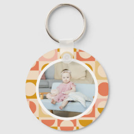 写真パーソナライズされたとパターン キーホルダー