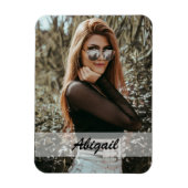 写真パーソナライズされたとマグネット名 マグネット (縦)