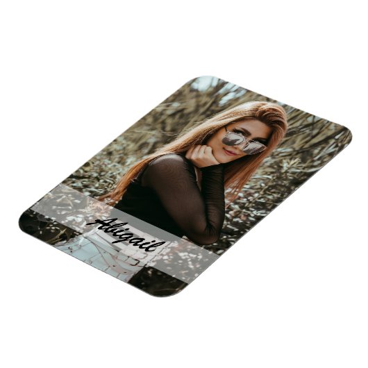 写真パーソナライズされたとマグネット名 マグネット (左側)