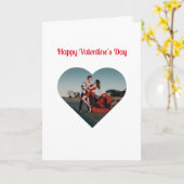 写真パーソナライズされたとメッセージのバレンタインデー カード (黄色い花)