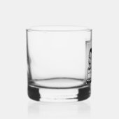 写真パーソナライズされたとメッセージ ウイスキーグラス (右)