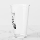 写真パーソナライズされたとメッセージ タンブラーグラス (左)