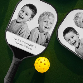 写真パーソナライズされたとメッセージ ピックルボールラケット